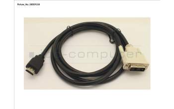 FSC S26391-F6055-L250 HDMI auf DVI-D Kabel
