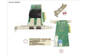 Fujitsu PLAN EP X710-DA2 2X10GB SFP+ für Fujitsu Primergy RX1330 M3