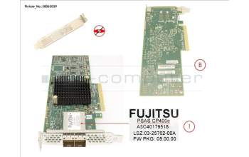 Fujitsu PSAS CP400E FH/LP für Fujitsu Primergy RX2530 M2