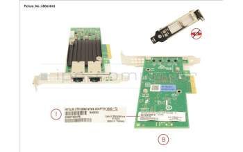 Fujitsu PLAN EP X550-T2 2X10GBASE-T für Fujitsu Primergy TX2540 M1