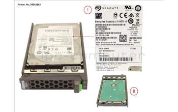 Fujitsu HD SATA 6G 1TB 7.2K 512N HOT PL 2.5\' BC für Fujitsu Primergy RX2510 M2