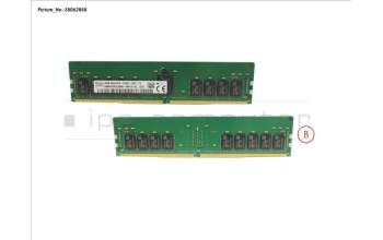 Fujitsu S26461-F4083-E116 16GB (1X16GB) 2RX8 DDR4-2933 R ECC