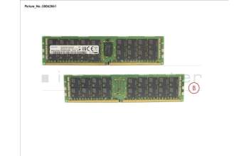 Fujitsu S26461-F4083-E364 64GB (1X64GB) 2RX4 DDR4-2933 R ECC