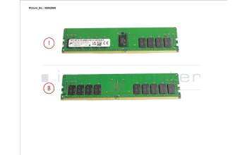 Fujitsu S26461-F4083-E616 16GB (1X16GB) 2RX8 DDR4-2933 R ECC