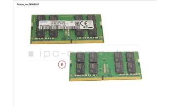 Fujitsu S26461-F4102-E5 MEMORY 16GB DDR4-2666 SO