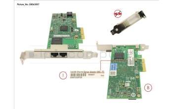 Fujitsu PLAN CP 2X1GBIT CU INTEL I350-T2 für Fujitsu Primergy RX2520 M1