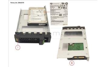Fujitsu HD SAS 12G 900GB 15K HOT PL 3.5\' EP für Fujitsu Primergy RX2540 M4