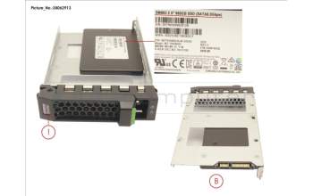 Fujitsu SSD SATA 6G 960GB MIXED-USE 3.5\' H-P EP für Fujitsu Primergy RX2510 M2