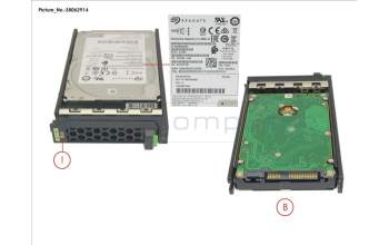 Fujitsu HD SAS 12G 1TB 7.2K 512N HOT PL 2.5\' BC für Fujitsu Primergy RX2540 M4
