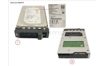 Fujitsu HD SAS 12G 1TB 7.2K HOT PL 3.5\' BC für Fujitsu Primergy RX2530 M4