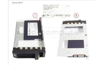 Fujitsu SSD SATA 6G 480GB READ-INT. 3.5\' H-P EP für Fujitsu Primergy RX1330 M3