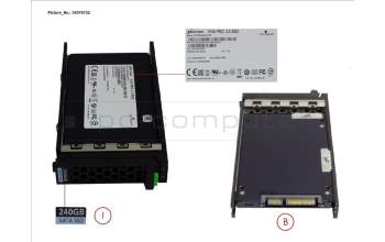 Fujitsu SSD SATA 6G 240GB READ-INT. 2.5\' H-P EP für Fujitsu Primergy RX2560 M2
