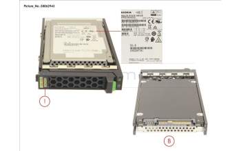 Fujitsu SSD SAS 12G 400GB WRITE-INT. 2.5\' H-P EP für Fujitsu Primergy RX2540 M1