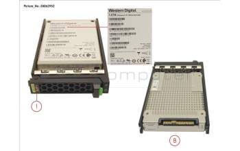 Fujitsu SSD SAS 12G 1.6TB MIXED-USE 2.5\' H-P EP für Fujitsu Primergy CX2550 M2