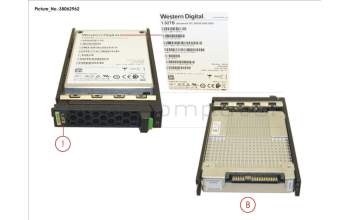 Fujitsu SSD SAS 12G 1.92TB READ-INT. 2.5\' H-P EP für Fujitsu Primergy RX4770 M3