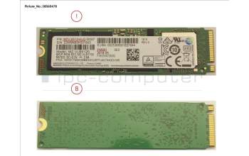 Fujitsu S26491-F2244-E516 SSD PCIE M.2 2280 512GB PM981 (OPAL)