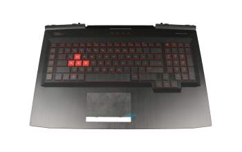 S6168BL Original HP Tastatur inkl. Topcase DE (deutsch) schwarz/schwarz mit Backlight 230W