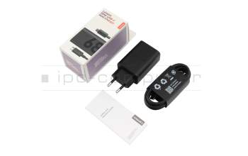 SA18E56418 Original Lenovo USB-C GaN-Netzteil 68,0 Watt EU Wallplug