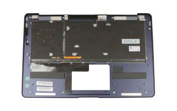 SG-86720-2DA Original Asus Tastatur inkl. Topcase DE (deutsch) schwarz/blau mit Backlight