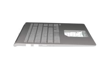 SG-93520-2DA Original LiteOn Tastatur inkl. Topcase DE (deutsch) silber/silber mit Backlight