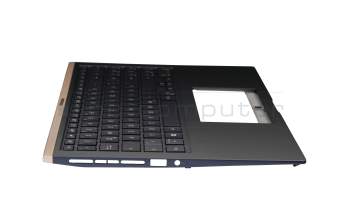 SG-95750-2DA Original LiteOn Tastatur inkl. Topcase DE (deutsch) blau/blau mit Backlight