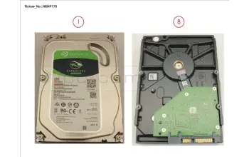 Fujitsu HDD 2TB SATA S3 7.2K 3.5\' 4K für Fujitsu Esprimo P758