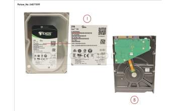 Fujitsu SGT:ST2000NM000A-CL HDD 2TB BC-SATA S3 7.2K 3.5\'