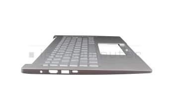 SKOLB516 C Original Acer Tastatur inkl. Topcase DE (deutsch) silber/silber mit Backlight