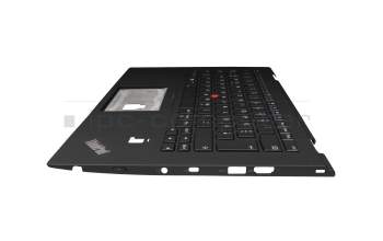 SM10M28993 Original Lenovo Tastatur inkl. Topcase DE (deutsch) schwarz/schwarz mit Backlight und Mouse-Stick