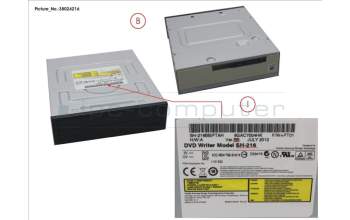 Fujitsu SATA DVD SM HH für Fujitsu Primergy TX2540 M1