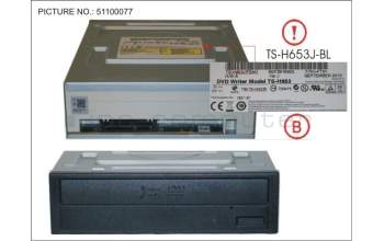 Fujitsu SATA DVD SM HH für Fujitsu Primergy TX2540 M1