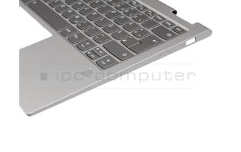 SN20Q40788 Original Lenovo Tastatur inkl. Topcase DE (deutsch) grau/silber mit Backlight