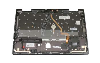 SN20R55502 Original Lenovo Tastatur inkl. Topcase DE (deutsch) schwarz/grau mit Backlight und Mouse-Stick