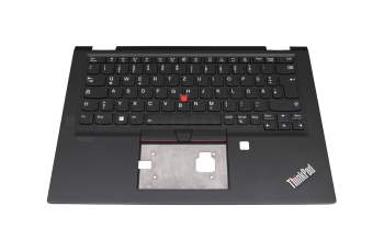 SN20V77684 Original Lenovo Tastatur inkl. Topcase DE (deutsch) schwarz/schwarz mit Backlight und Mouse-Stick