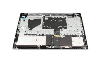 SN20W65033 Original Lenovo Tastatur inkl. Topcase DE (deutsch) anthrazit/silber mit Backlight Fingerabdruck