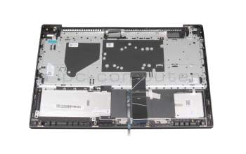 SN20W65033 Original Lenovo Tastatur inkl. Topcase DE (deutsch) grau/grau mit Backlight Fingerprint (USB-C Ladeanschluss)