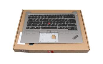 SN20W68660 Original Lenovo Tastatur inkl. Topcase DE (deutsch) schwarz/silber mit Backlight und Mouse-Stick