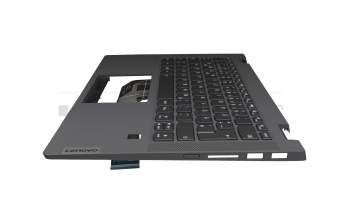 SN20W85414 Original Lenovo Tastatur inkl. Topcase DE (deutsch) schwarz/grau mit Backlight