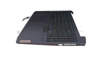 SN20X22278 Original Lenovo Tastatur inkl. Topcase DE (deutsch) schwarz/blau mit Backlight
