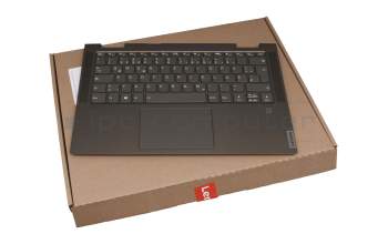 SN20X64664 Original Lenovo Tastatur inkl. Topcase DE (deutsch) grau/dunkelgrün mit Backlight