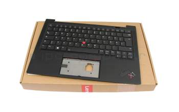 SN21D05733 Original Lenovo Tastatur inkl. Topcase DE (deutsch) schwarz/schwarz mit Backlight und Mouse-Stick
