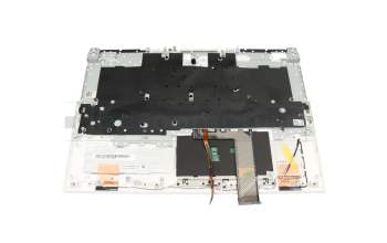 SN21F22182 Original Lenovo Tastatur inkl. Topcase DE (deutsch) weiß/weiß mit Backlight