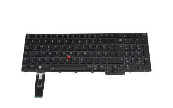 SN21K04793 Original Lenovo Tastatur DE (deutsch) schwarz mit Backlight und Mouse-Stick