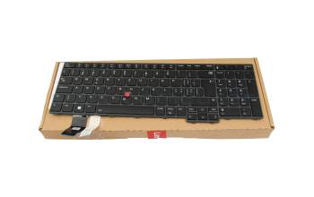 SN21K04878 Original Lenovo Tastatur CH (schweiz) schwarz mit Backlight und Mouse-Stick