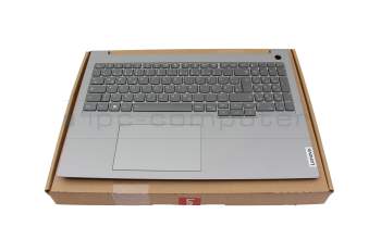 SN21K44647 Original Lenovo Tastatur inkl. Topcase DE (deutsch) dunkelgrau/grau mit Backlight