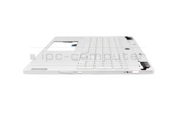 SN21P29164 Original Lenovo Tastatur inkl. Topcase US (englisch) weiß/weiß mit Backlight