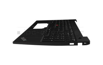 SN21PA1259 Original Lenovo Tastatur inkl. Topcase DE (deutsch) schwarz/schwarz mit Backlight und Mouse-Stick
