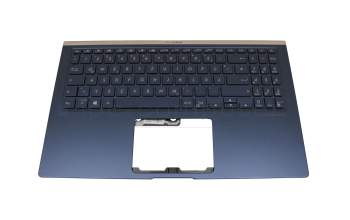 SN2580BL-SG-95700-2DA Original LiteOn Tastatur inkl. Topcase DE (deutsch) blau/blau mit Backlight