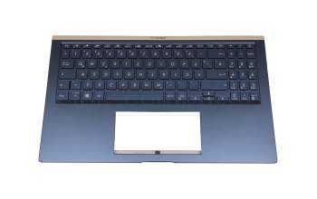 SN2580BL3SG-95750-2DA Original LiteOn Tastatur inkl. Topcase DE (deutsch) blau/blau mit Backlight