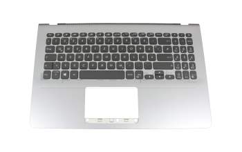SN6573BL Original LiteOn Tastatur inkl. Topcase DE (deutsch) schwarz/silber mit Backlight